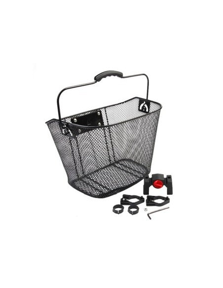 Cykelkorg Spectra fram "Quicklock" Svart